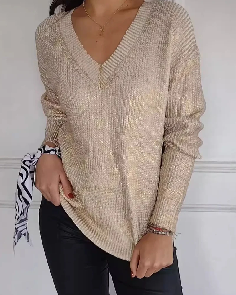 Noortje – Casual V-Hals Trui