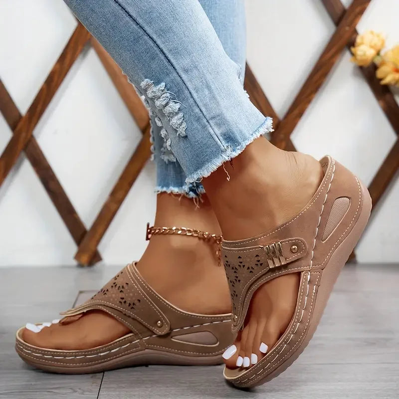 Prime™ | Zomersandalen met Sleehak