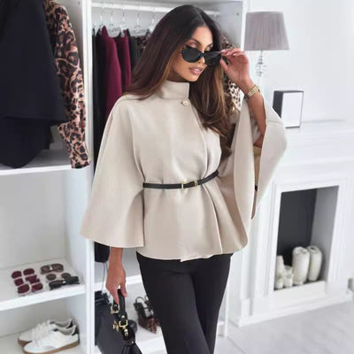 Monica™ – Elegante Vlindermouwenjas met Ceintuur