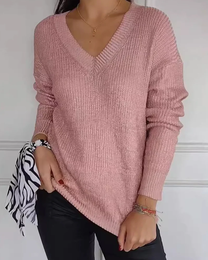 Noortje – Casual V-Hals Trui