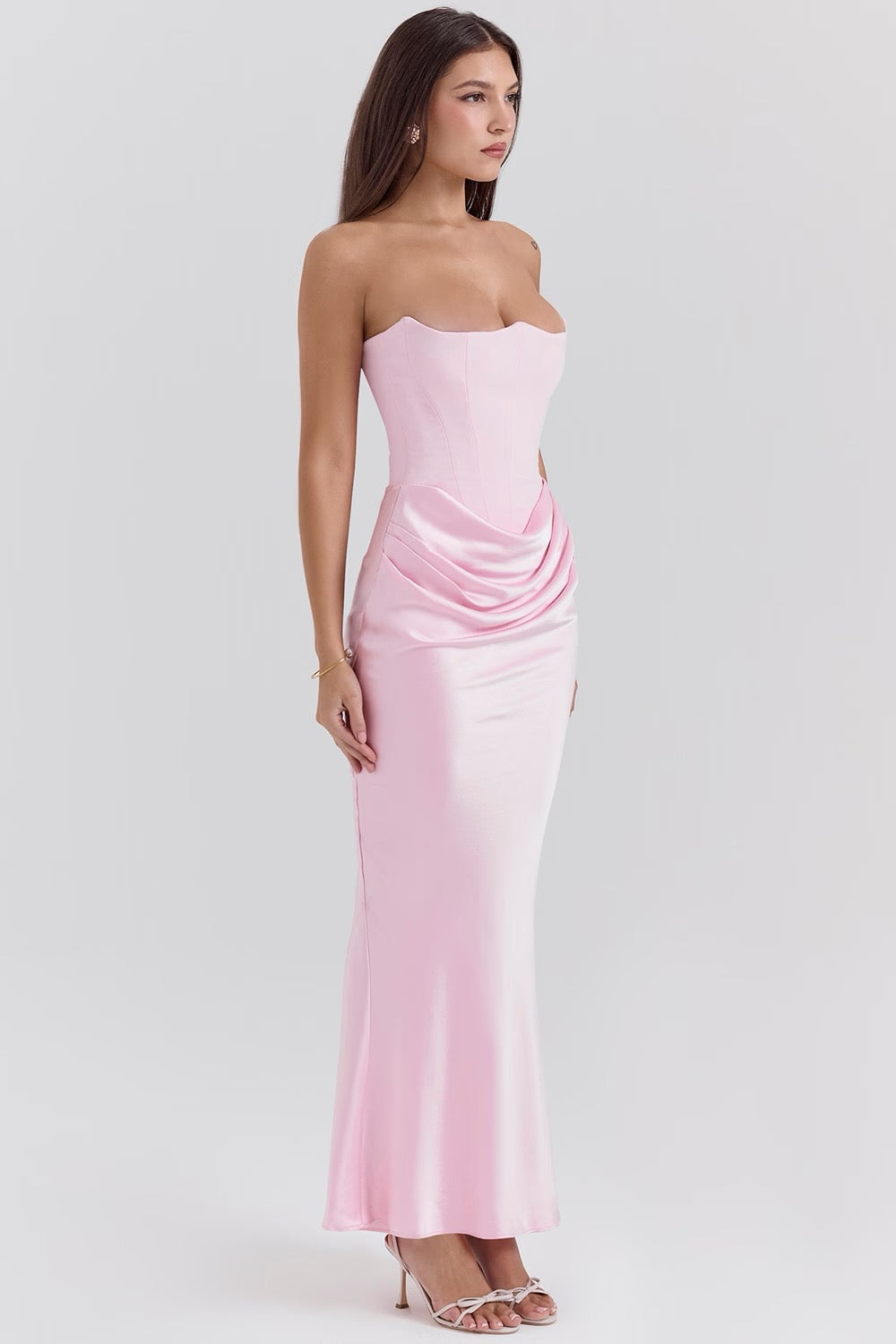 Tessa | Straploze Maxi Jurk