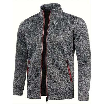 Eric™ – Klassiek Gebreid Vest met Rits