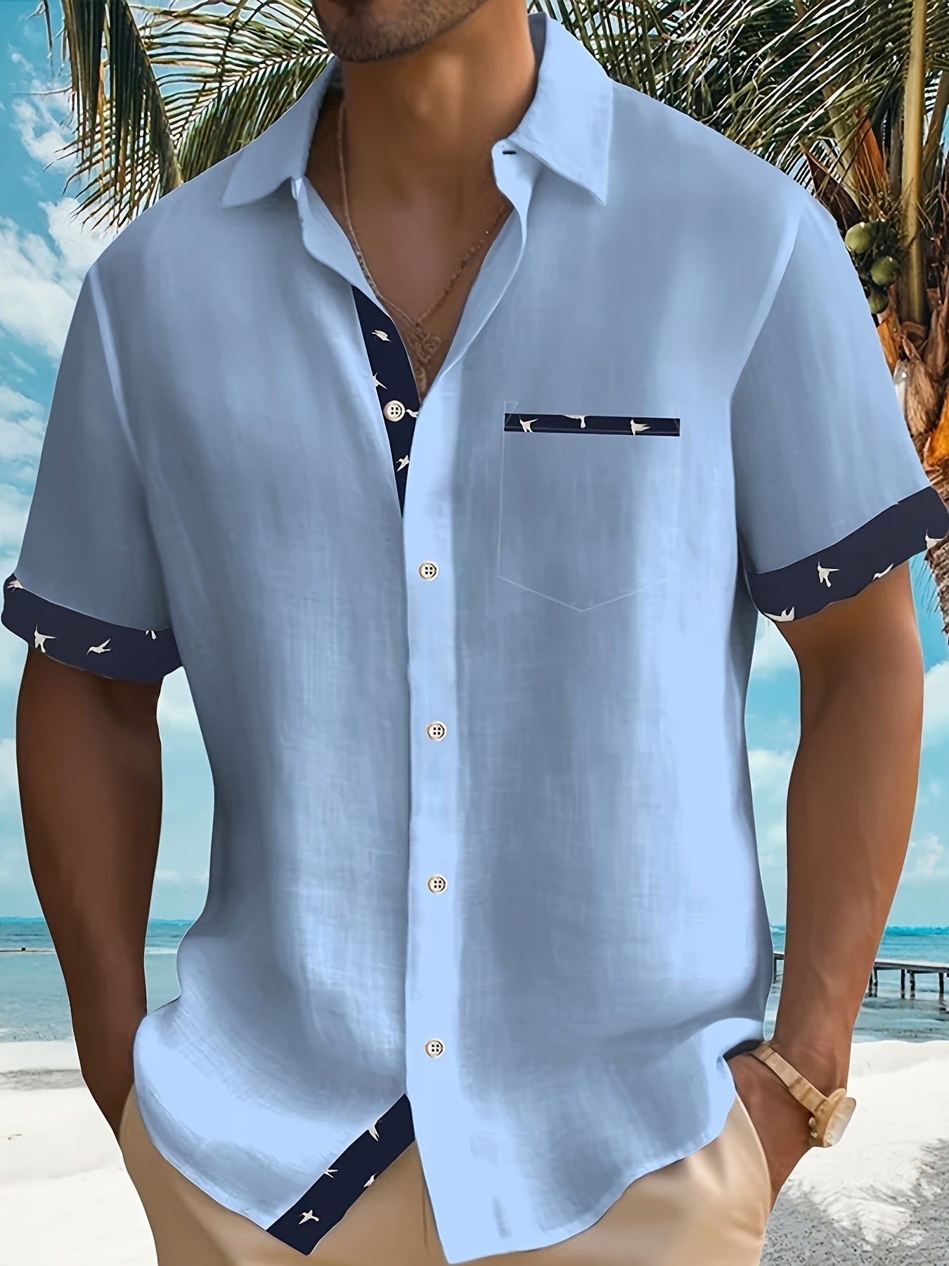 Julio – Elegant Overhemd met Korte Mouwen
