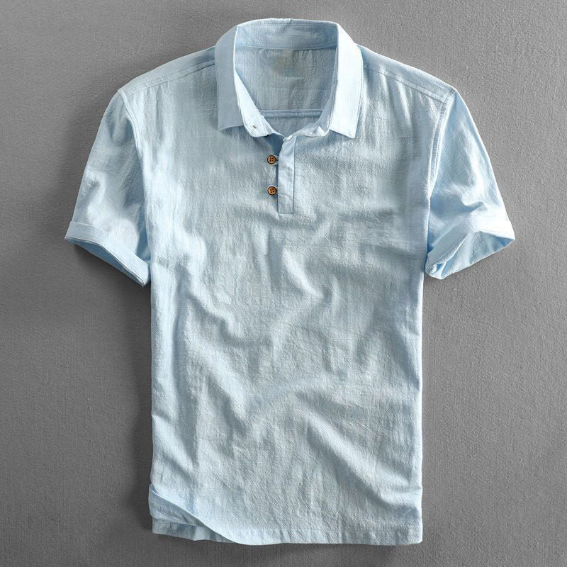 Lars | Linnen Polo voor de Zomer