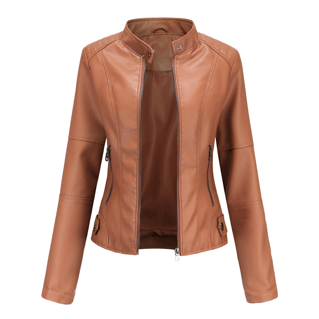 Milena™ - Stijlvolle Leren Jas