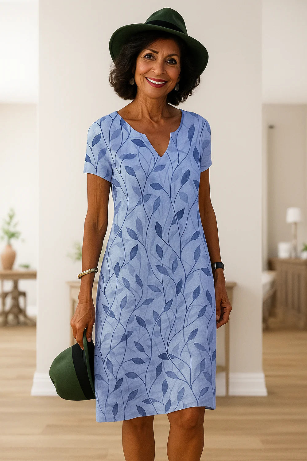 Halow™ - Elegante Zomerjurk van Linnenmix