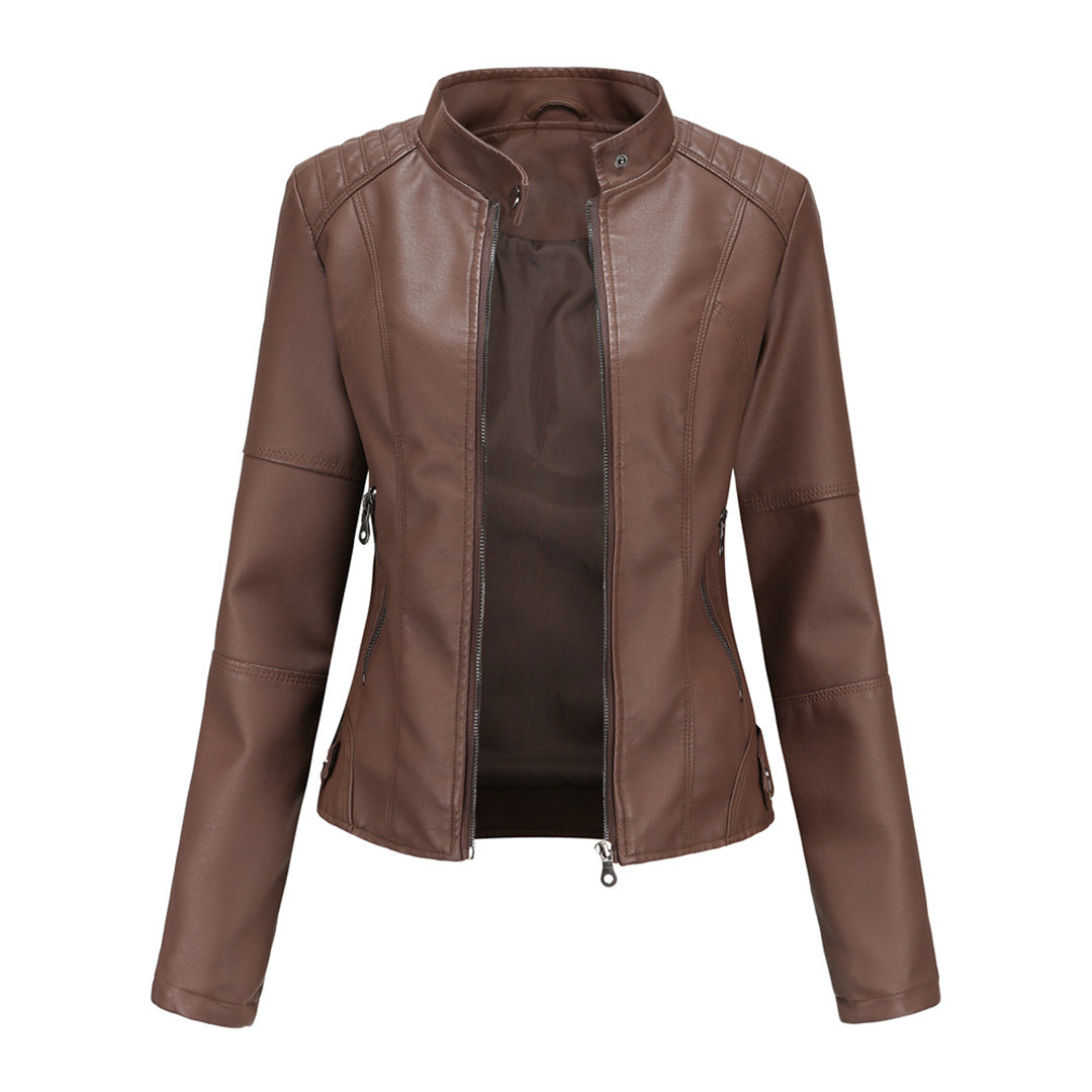 Milena™ - Stijlvolle Leren Jas
