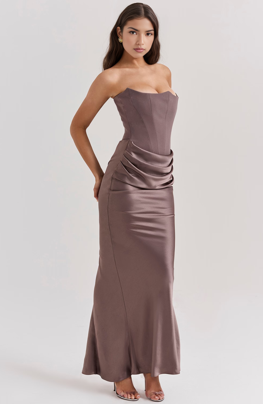 Tessa | Straploze Maxi Jurk