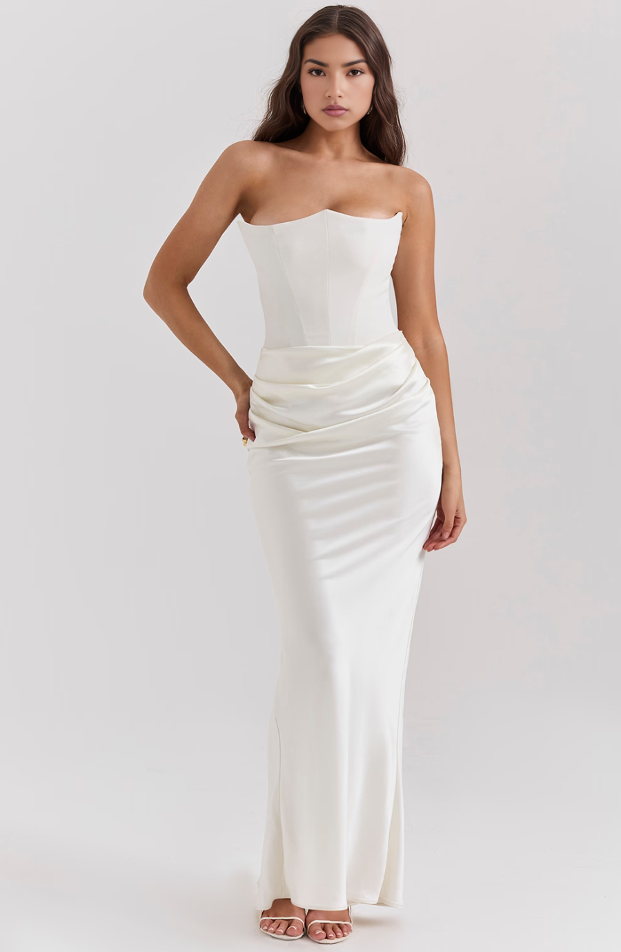 Tessa | Straploze Maxi Jurk