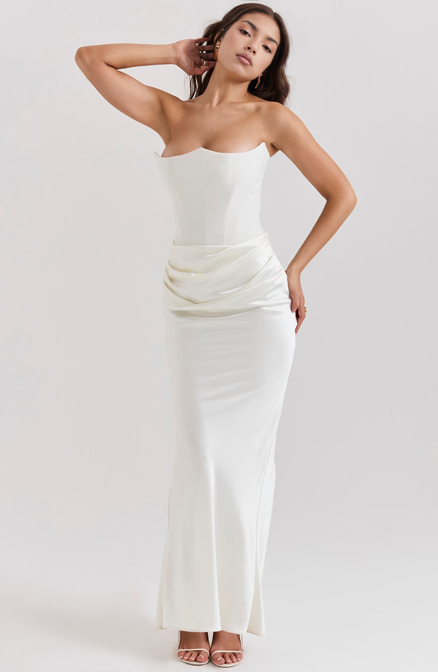 Tessa | Straploze Maxi Jurk