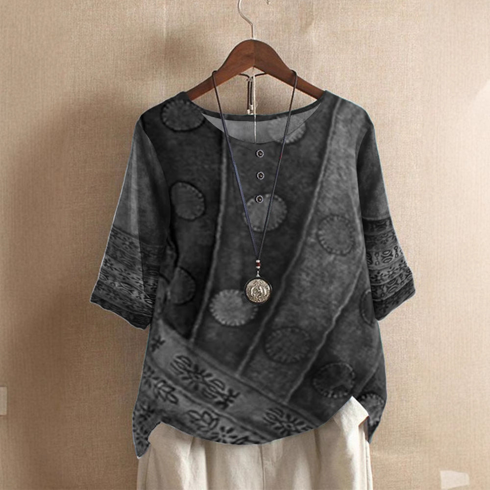 Ghuen | Kleurrijke Boho Top
