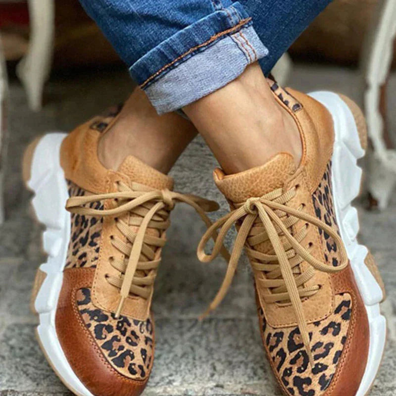 Helena - Comfortabele Leopardenschoenen