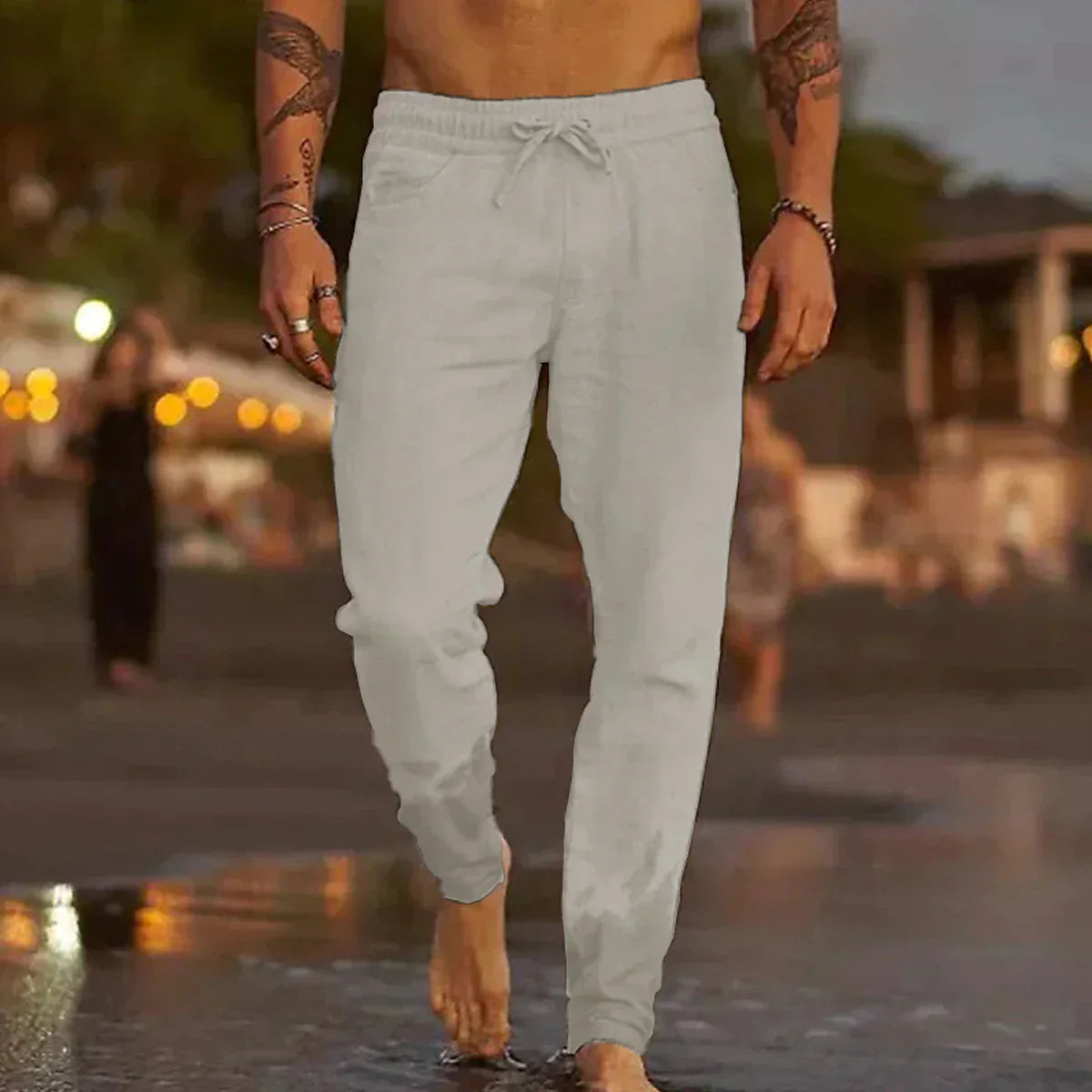 Naam – Linnen Strandbroek