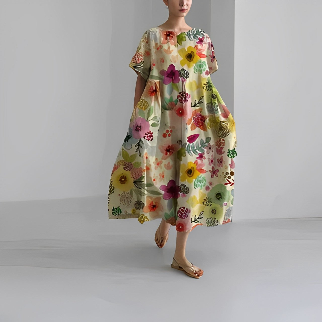 Amelia - Bohemien bloemenjurk