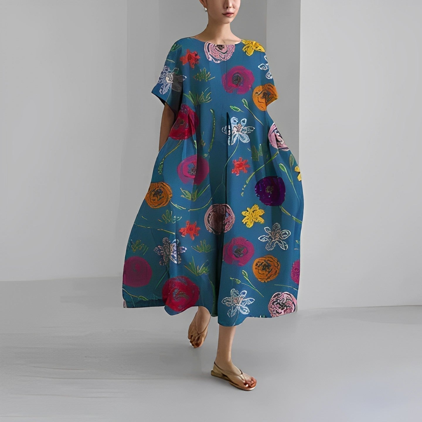 Amelia - Bohemien bloemenjurk