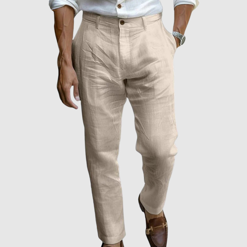 Saint-Tropez Chic Linnen Broek