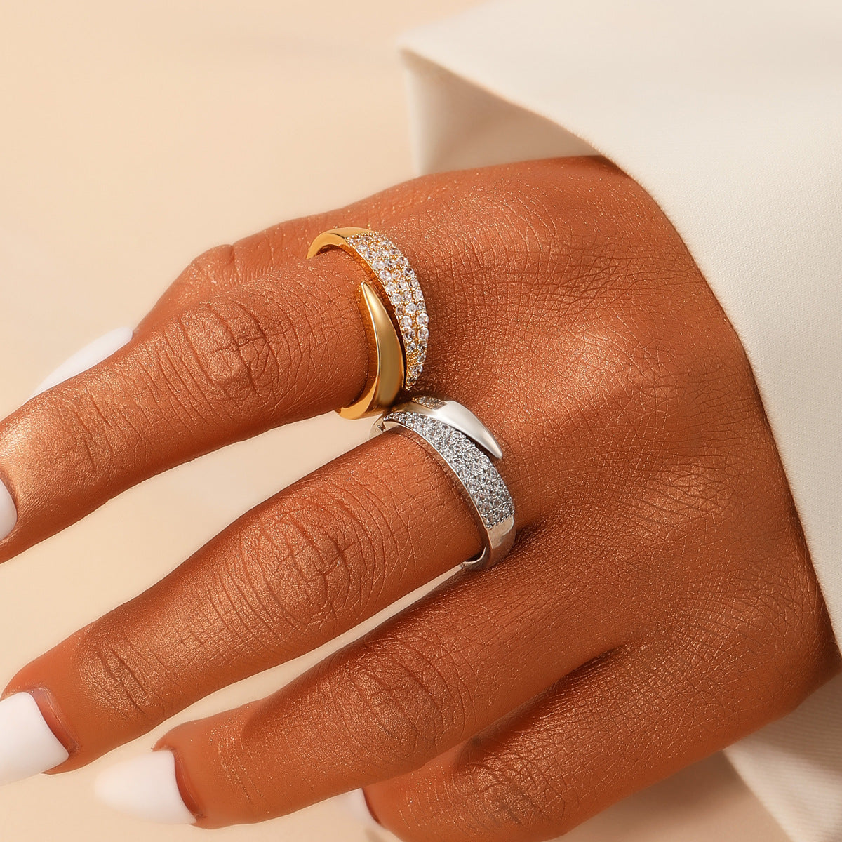 Elegantie Haven Ring | Steun voor borstkanker [1 + 1 GRATIS]