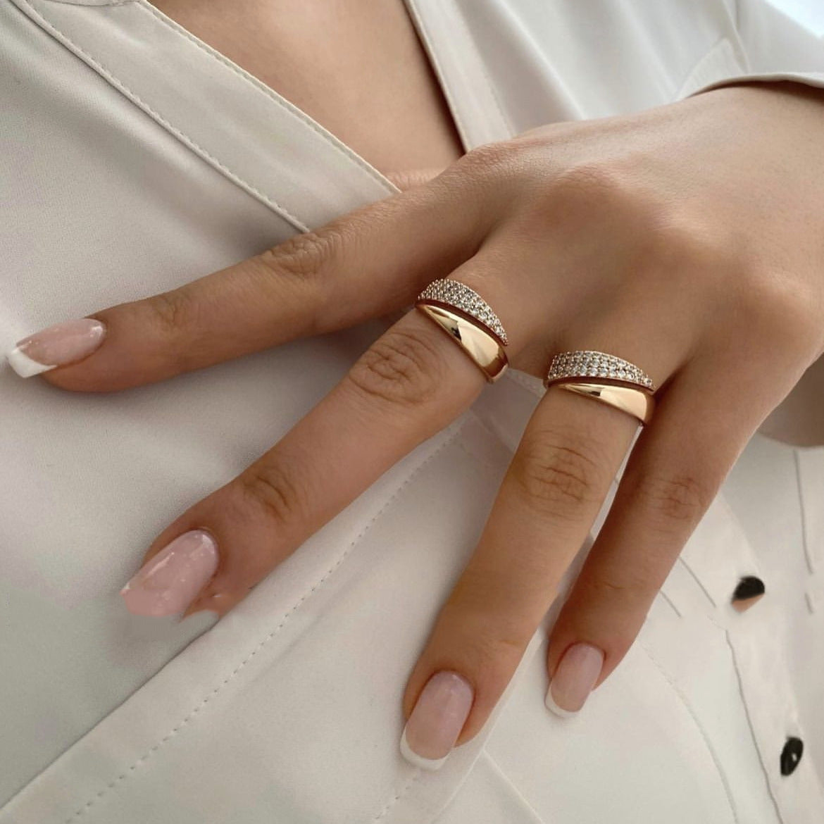 Elegantie Haven Ring | Steun voor borstkanker [1 + 1 GRATIS]