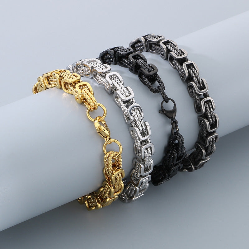 IronVibe™ | Gesmede Rogue Schakelarmband