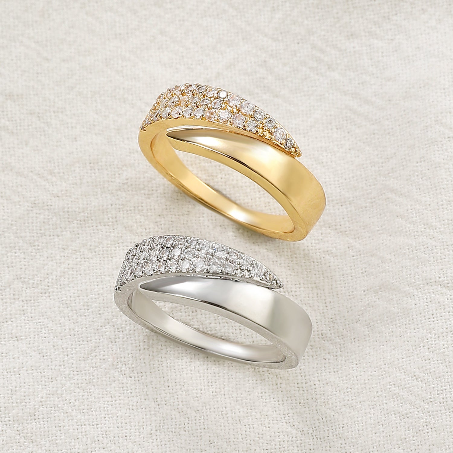 Elegantie Haven Ring | Steun voor borstkanker [1 + 1 GRATIS]