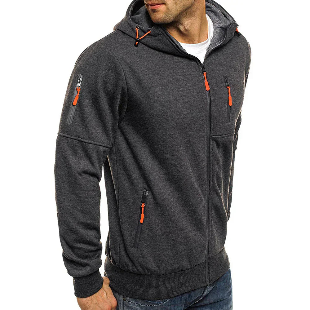 Milan - Flexibele Zip-Up Hoodie