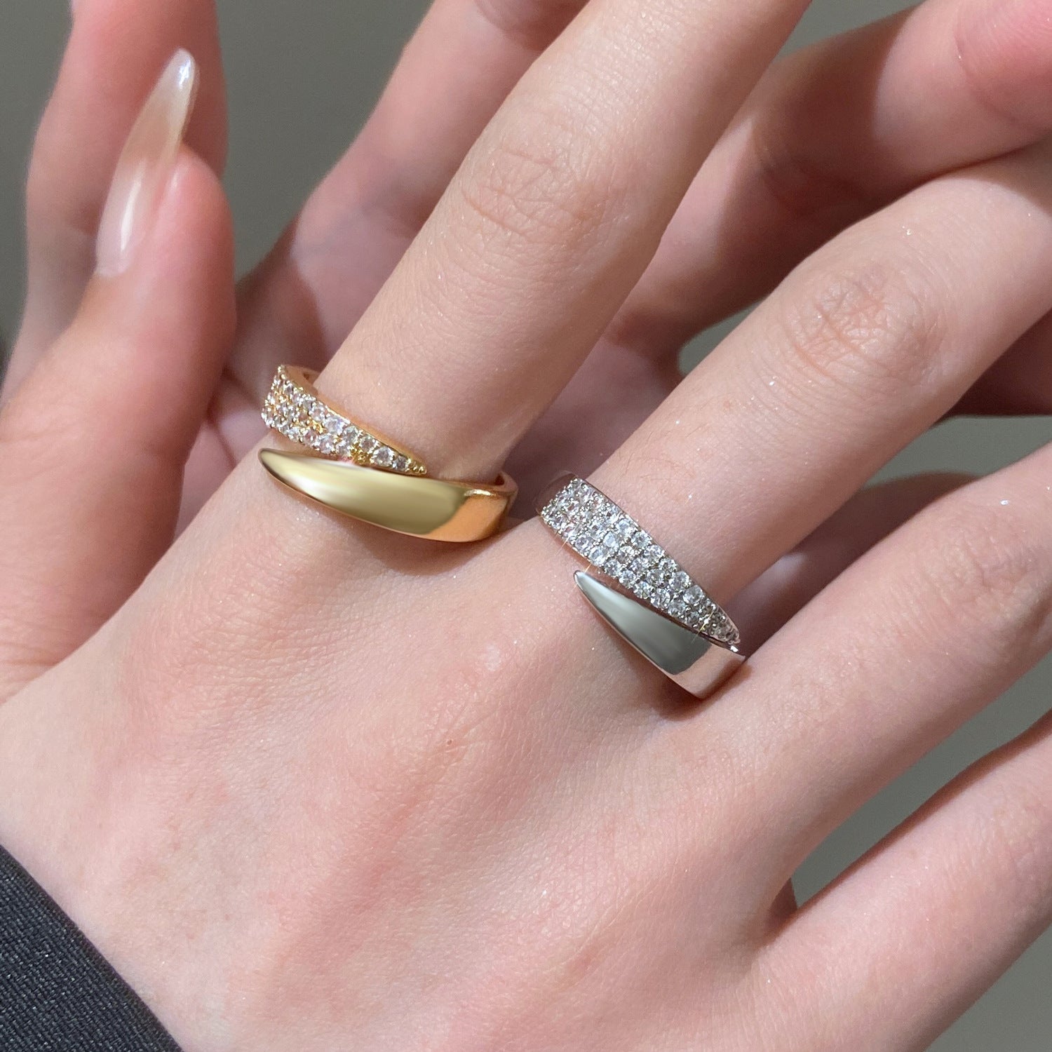 Elegantie Haven Ring | Steun voor borstkanker [1 + 1 GRATIS]