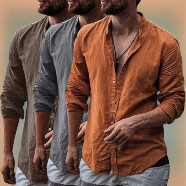 Prime™ – Ademend Linnen Overhemd voor Moeiteloze Zomerstijl