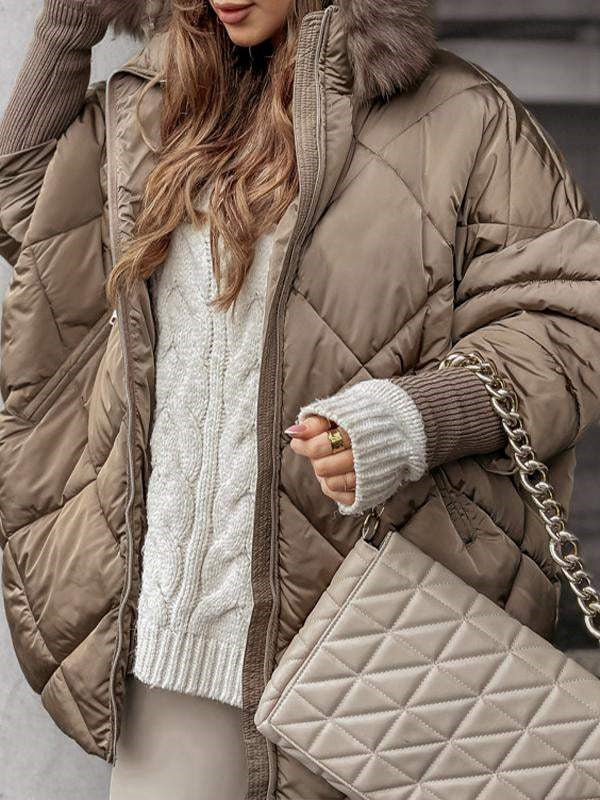 Rachel – Elegante Jas met Ruitmotief