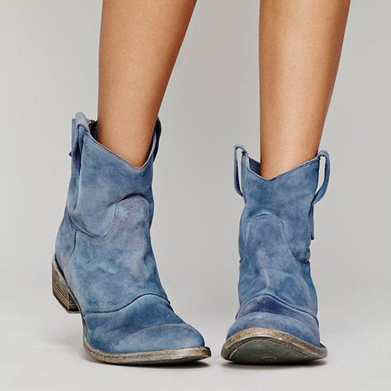 Roselle | Suède Westernlaarzen