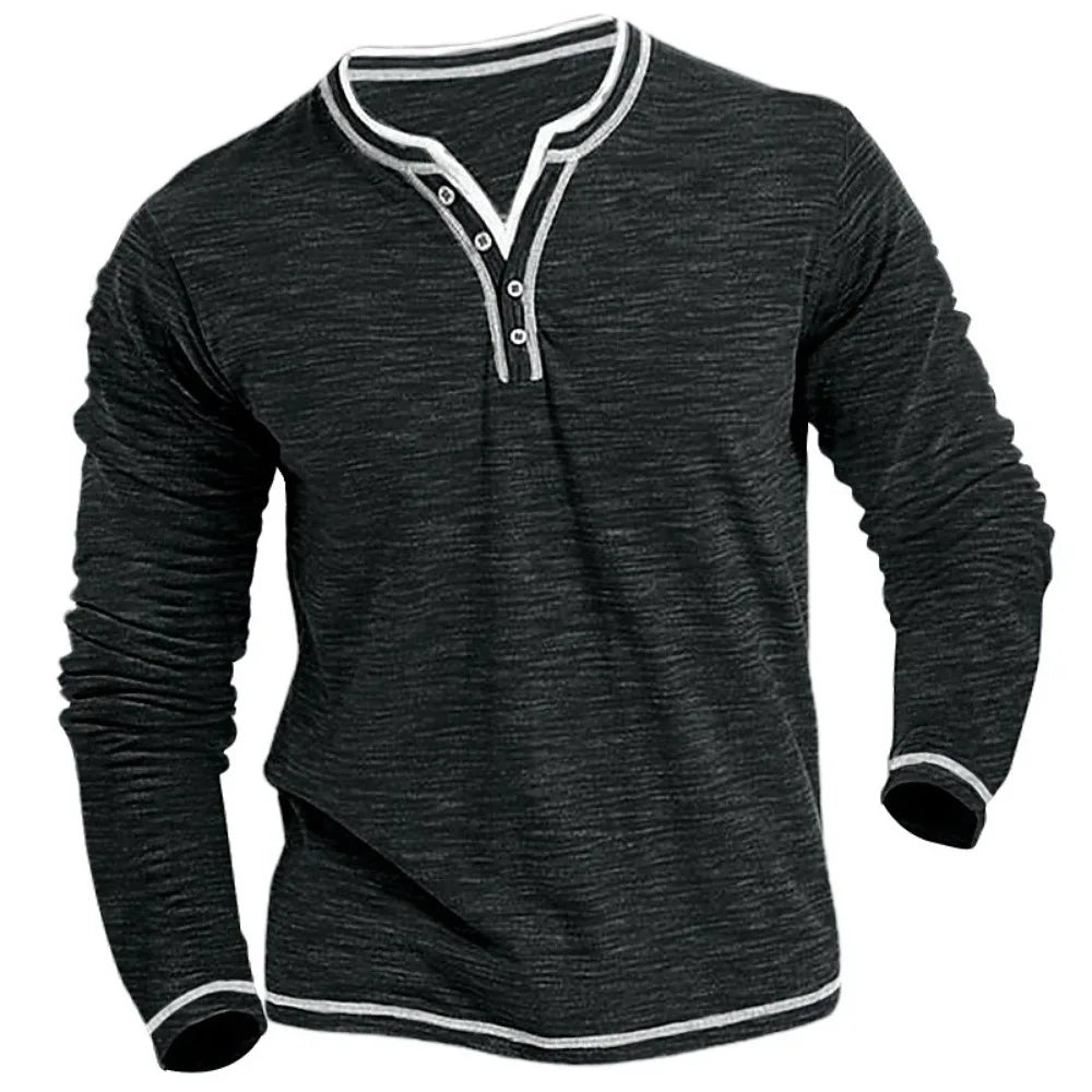 Leon | Longsleeve met V-hals