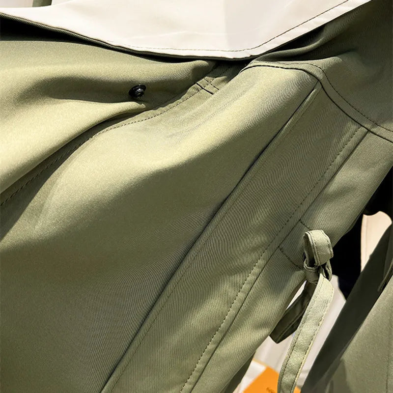 Sanne – Luxe Trenchcoat met Dubbele Kraag