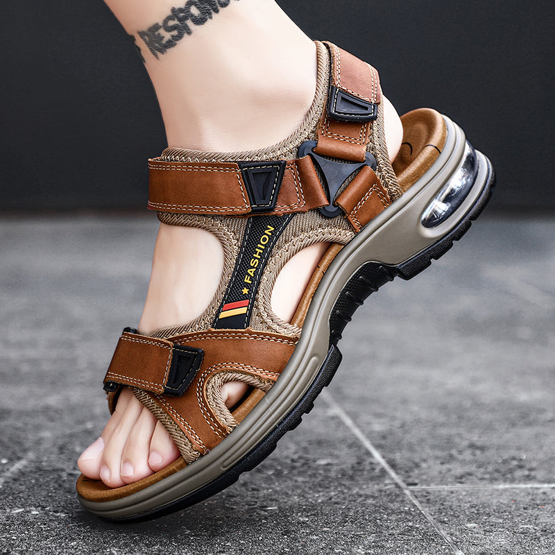 Breon™ – Stijlvolle Leren Sandalen (unisex)