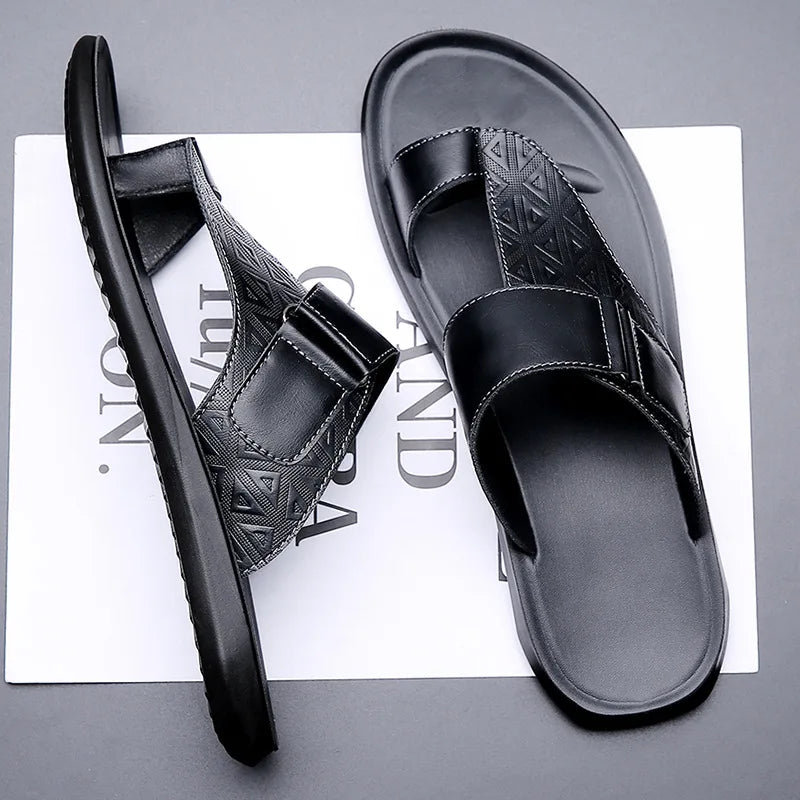 Callen - Leren Sandalen