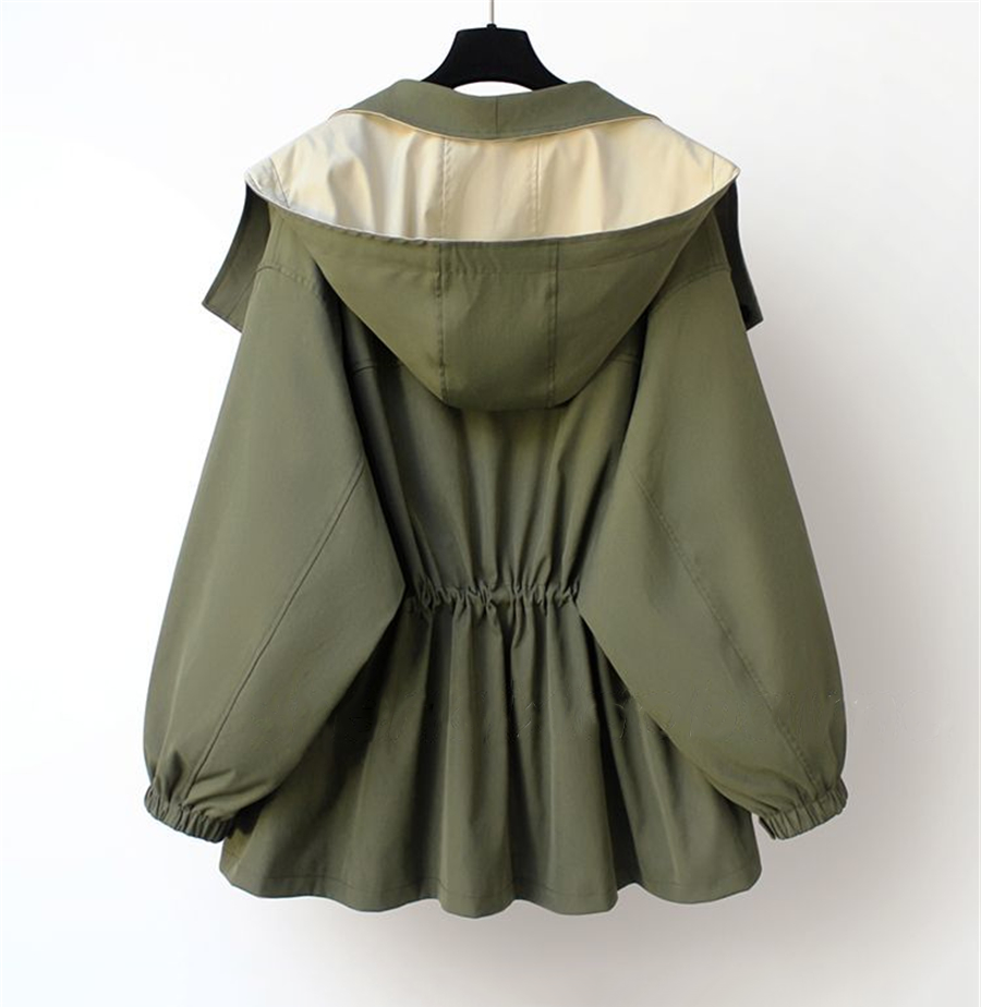 Sanne – Luxe Trenchcoat met Dubbele Kraag