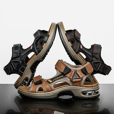 Breon™ – Stijlvolle Leren Sandalen (unisex)