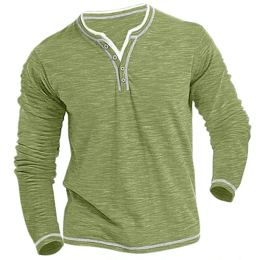 Leon | Longsleeve met V-hals