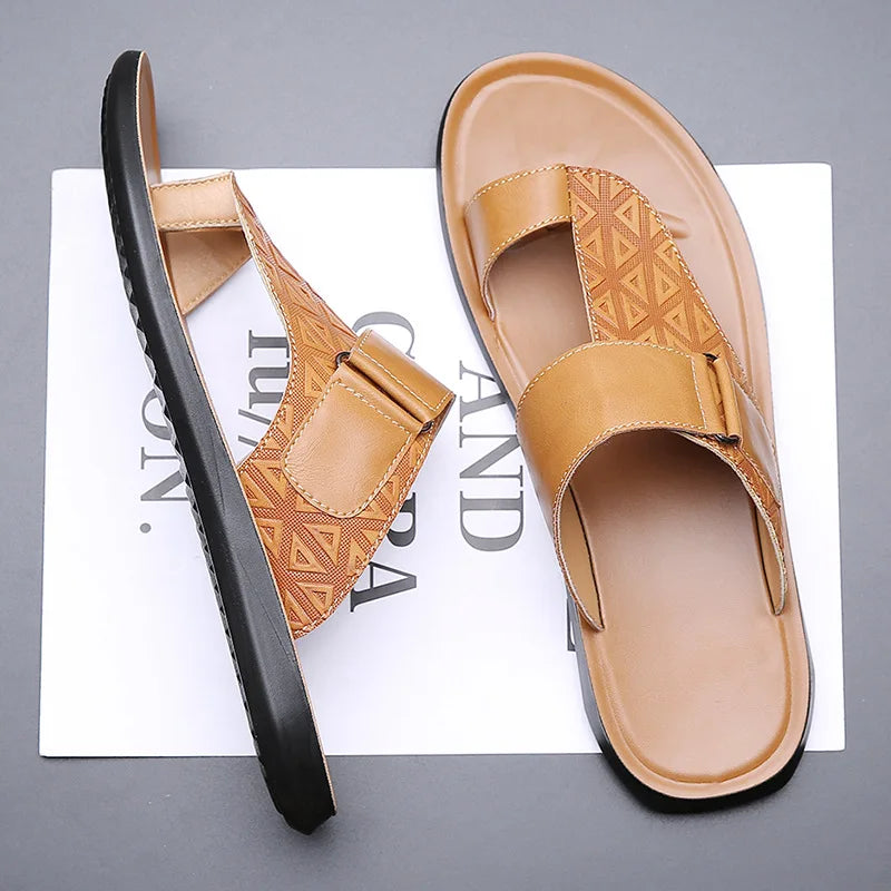 Callen - Leren Sandalen