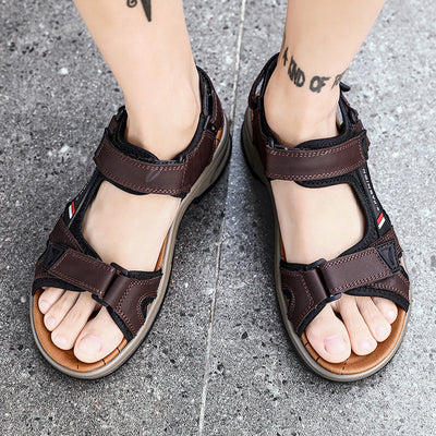 Breon™ – Stijlvolle Leren Sandalen (unisex)