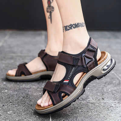 Breon™ – Stijlvolle Leren Sandalen (unisex)