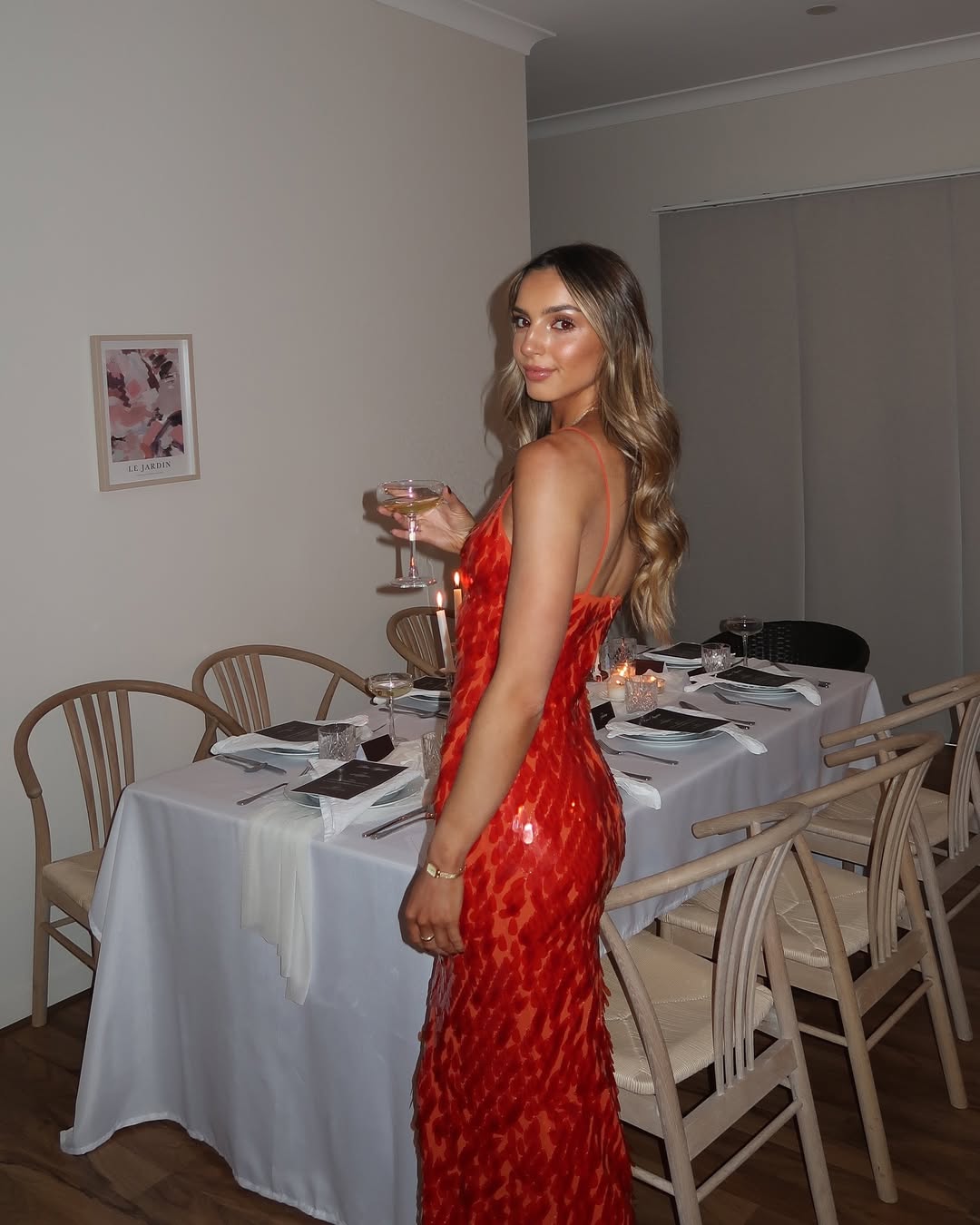 Pailletten Maxi Jurk