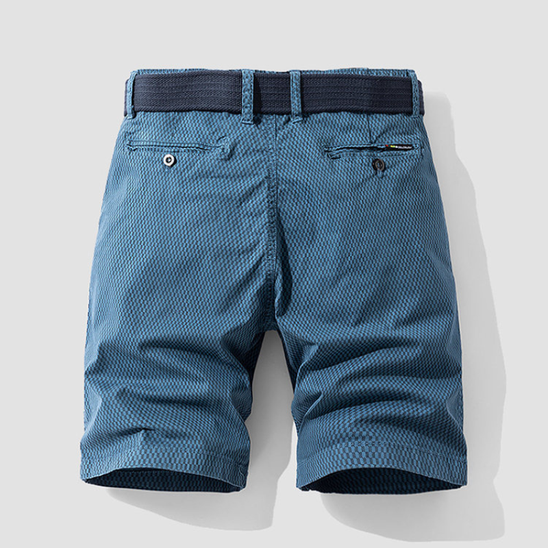 Daan – Stijlvolle Urban Shorts met Houndstooth-patroon