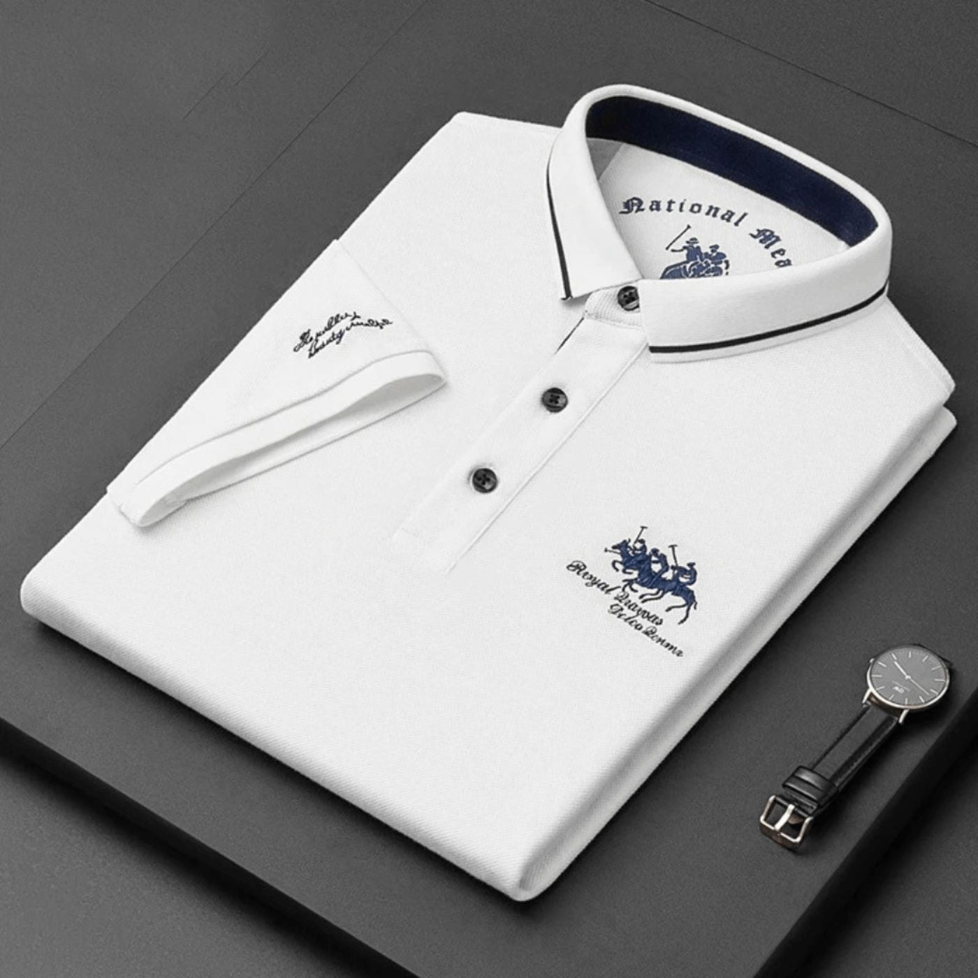 Valerio™ – Luxe Polo voor Heren