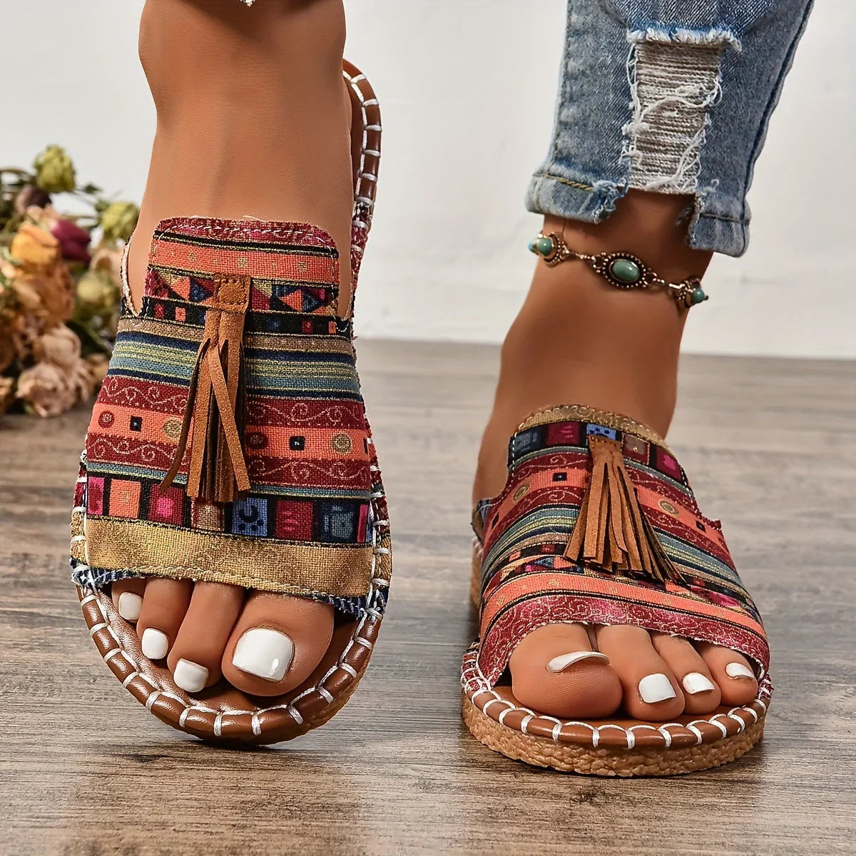 Leena – Comfortabele Platte Orthopedische Sandalen
