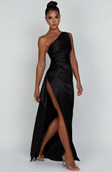 Skye | One Shoulder Maxi Jurk