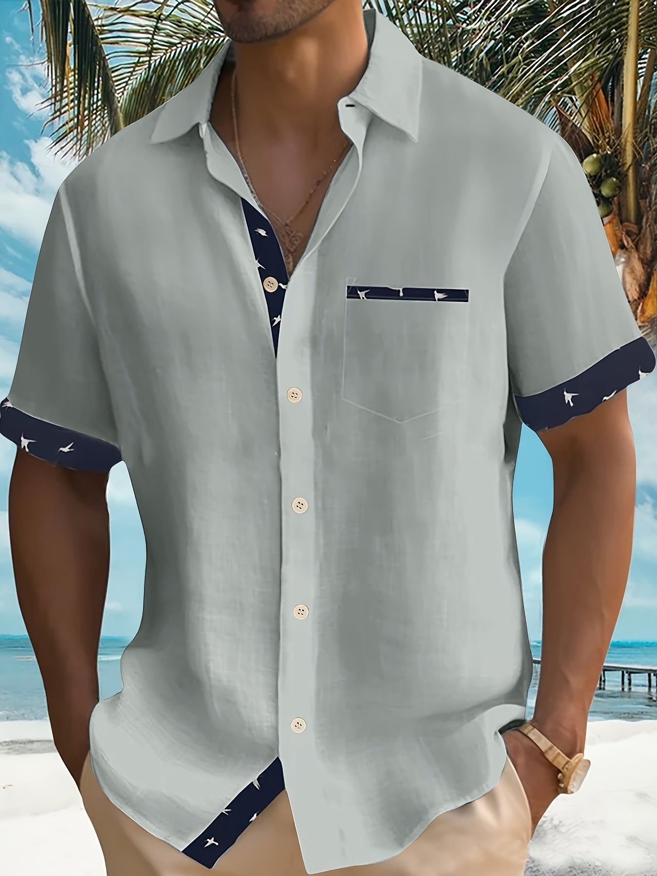 Julio – Elegant Overhemd met Korte Mouwen