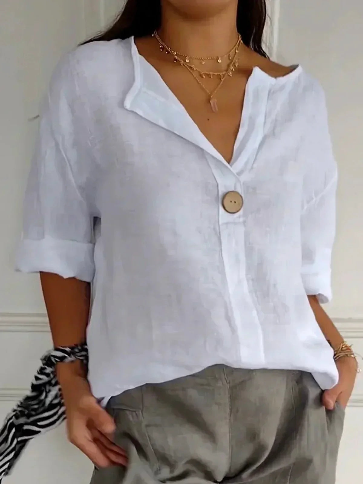 Yvonna – Chique en Comfortabele Blouse