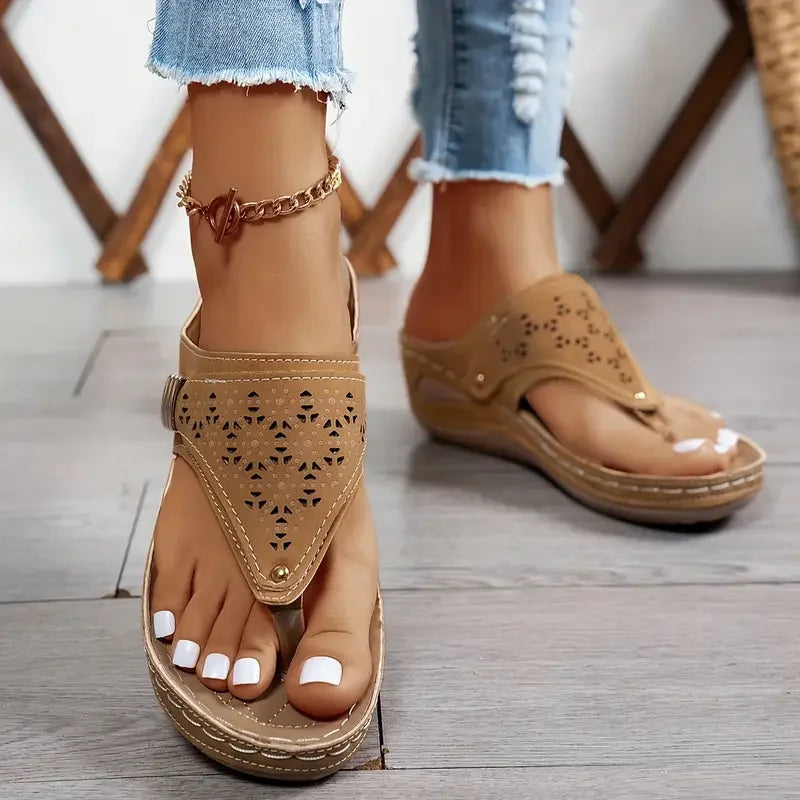 Prime™ | Zomersandalen met Sleehak