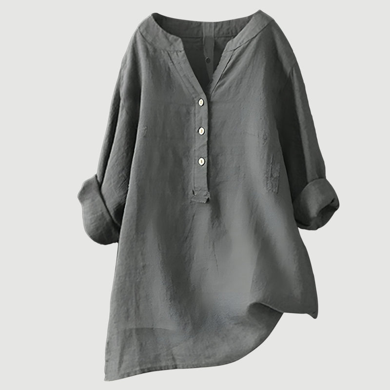 Reine™ – Comfortabele Linnen Blouse