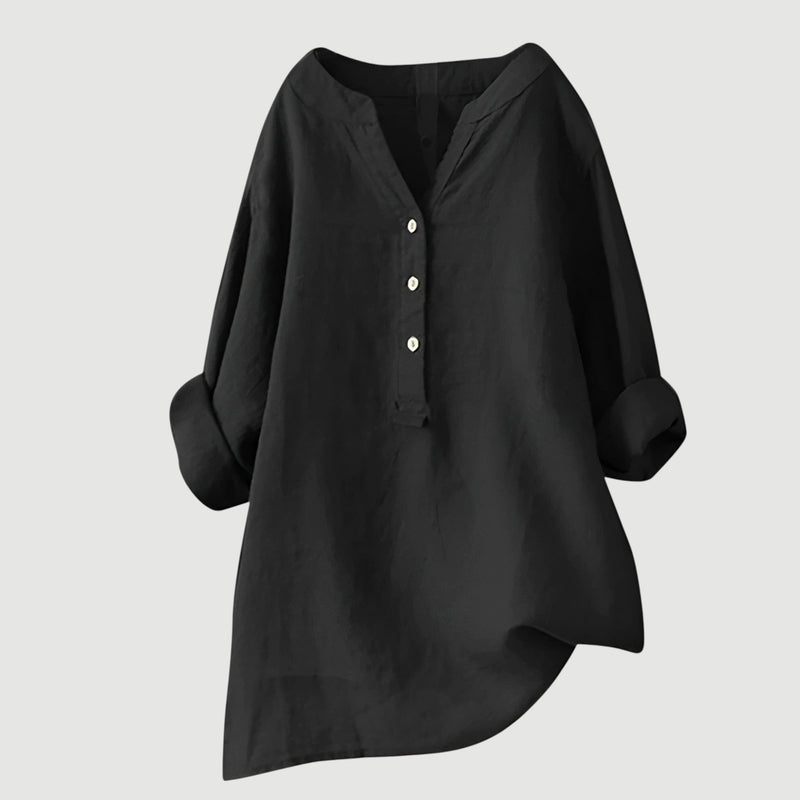 Reine™ – Comfortabele Linnen Blouse
