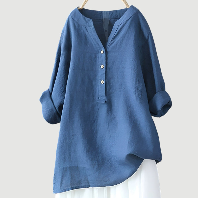 Reine™ – Comfortabele Linnen Blouse